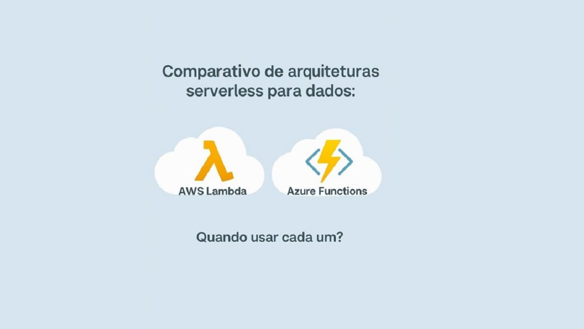 Comparativo de arquiteturas Serverless para dados.
